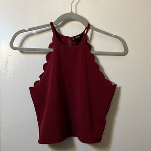 SHEIN MAROON  TOP SIZE SMALL
